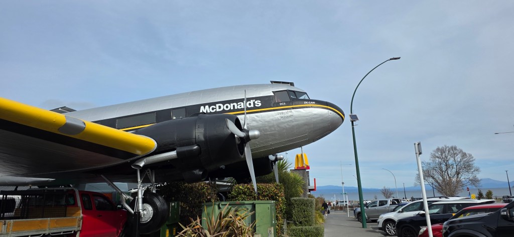 avion Mc Donald's Taupo Nouvelle-Zélande