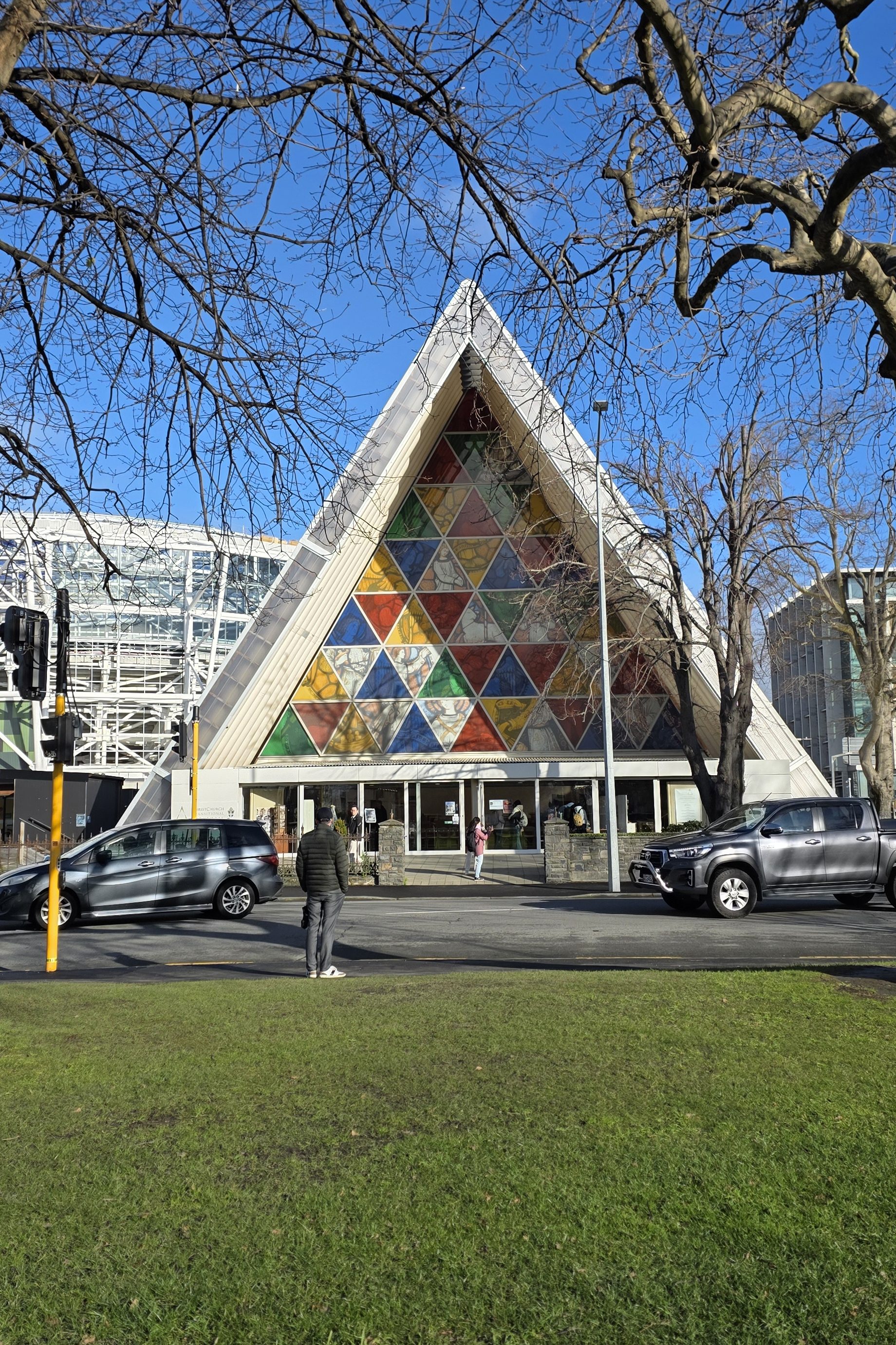 église en carton Christchurch