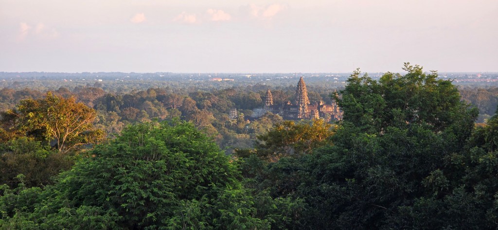 Coucher de Soleil temples d'Angkor