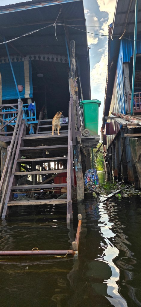 village sur pilotis Cambodge