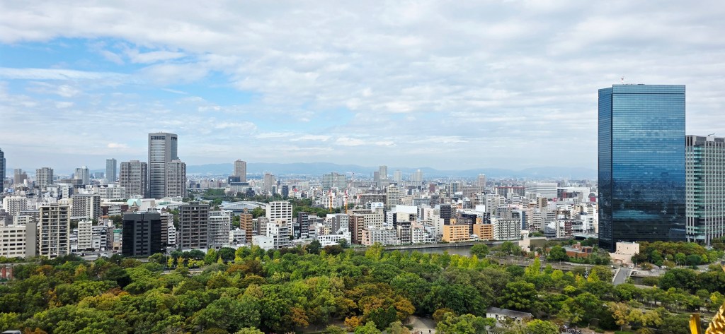 vue château Osaka